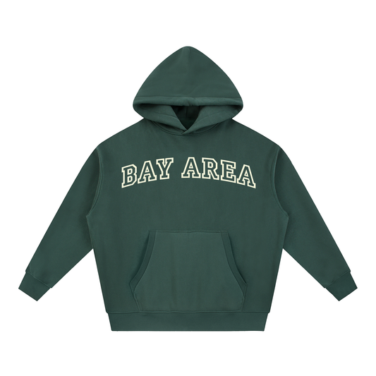 Bay Area Essential Oversized Boxy Fit Fleece Hoodie