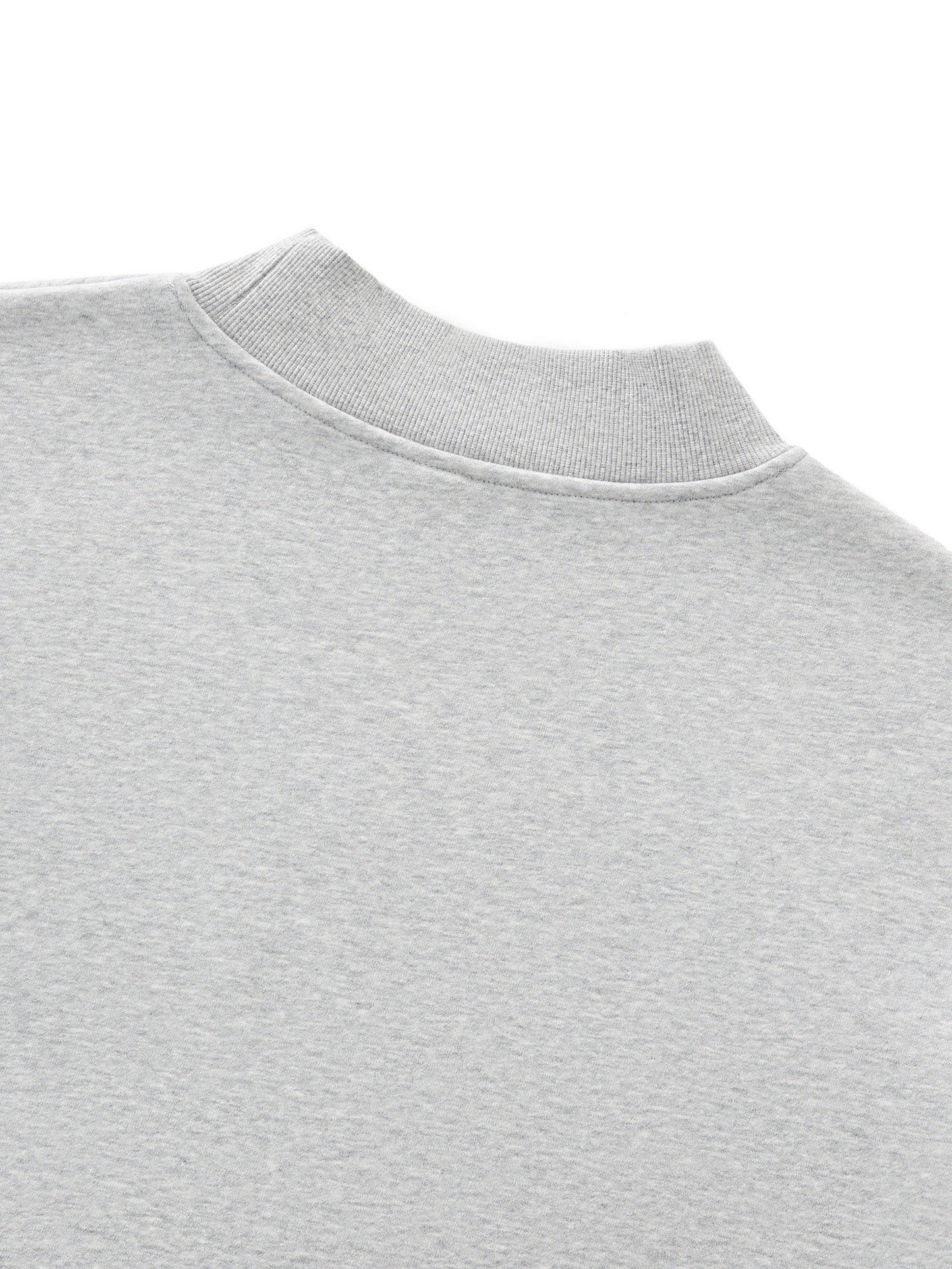 Essential Fleece Mock-Neck Crew Sweatshirt — AvGeek SFO Golden Hour Edition