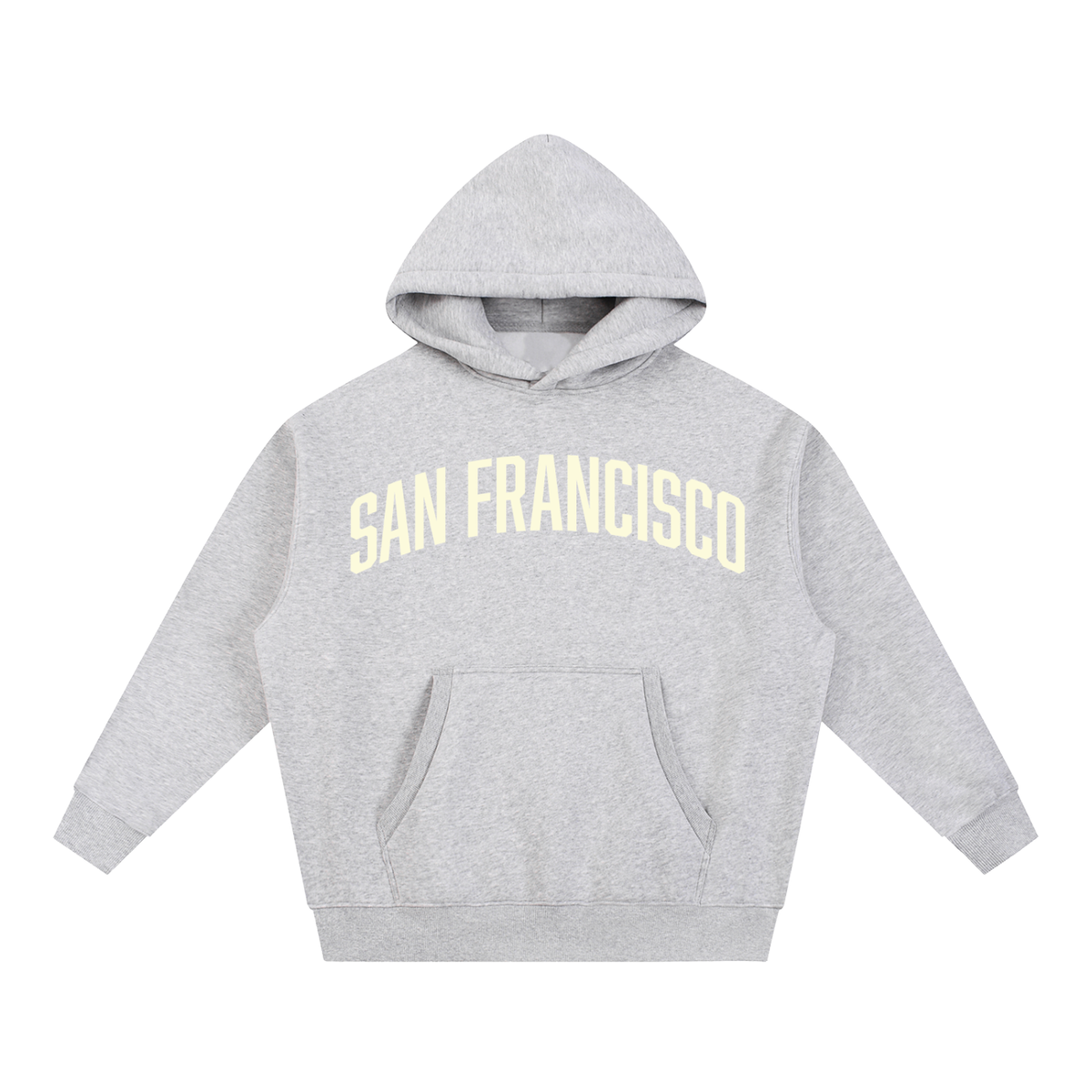 San Francisco Essential Oversized Boxy Fit Fleece Hoodie