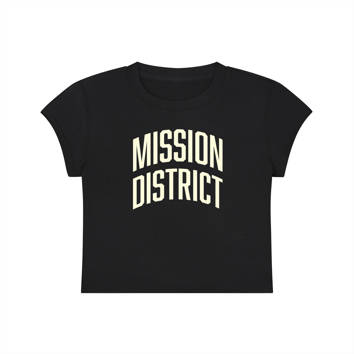 Mission District SF Women's Slim-Fit Cropped T-Shirt