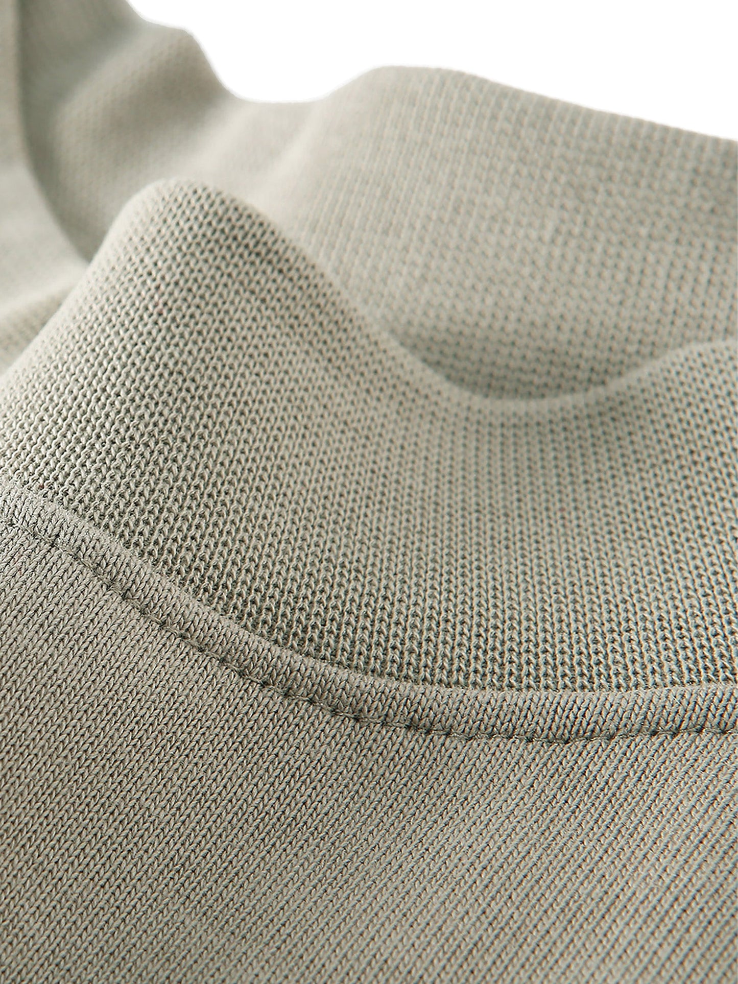 Essential Non-Shrink Mock Neck Sweatshirt — Ready for Departure at SFO Airport