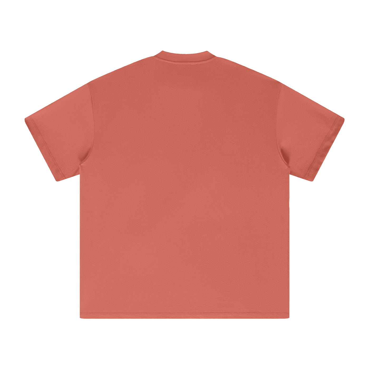 Heavyweight Earth Tone T-Shirt — Widebody B787 Jet at SFO