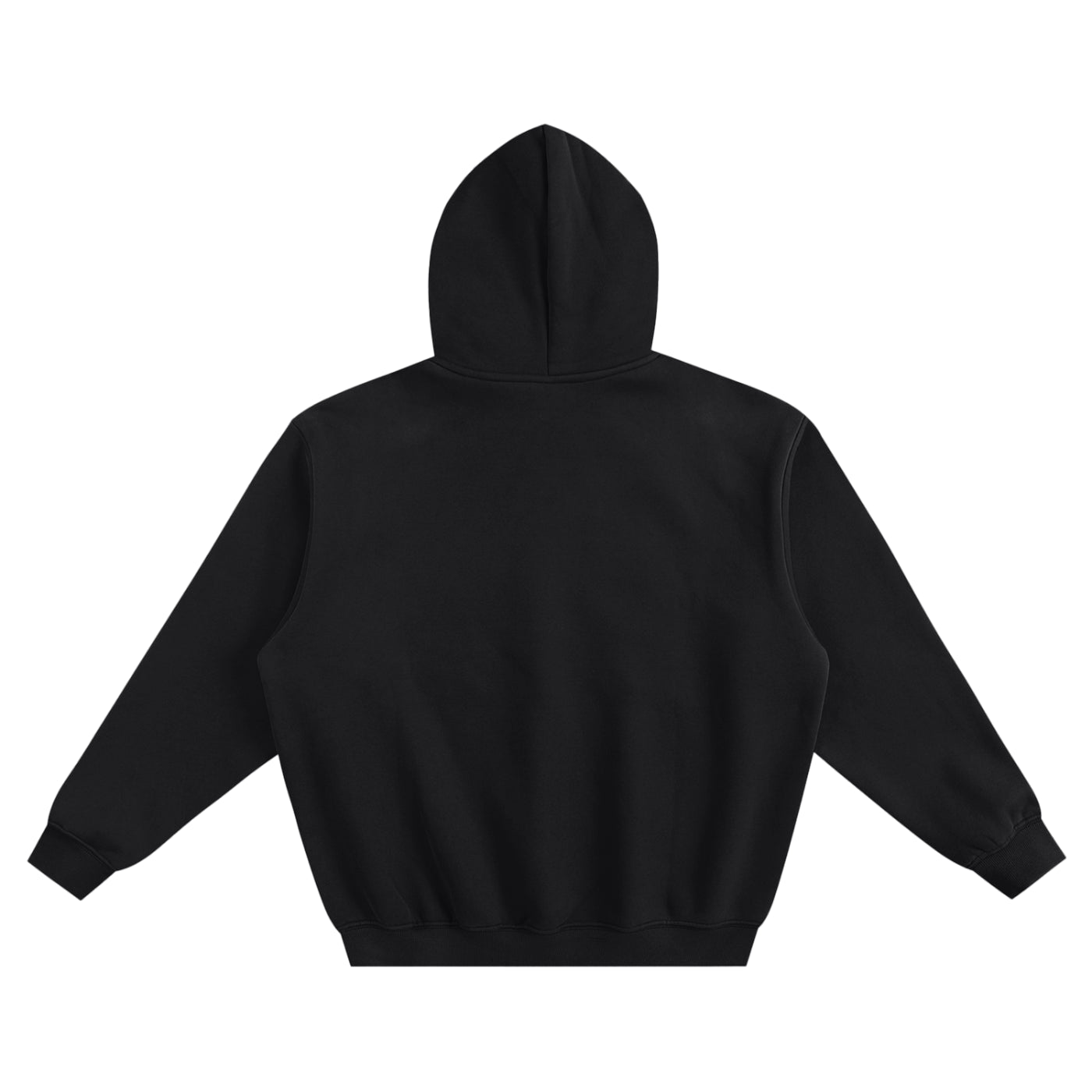 Fleeced Boxy Hoodie — A350 Taxiing at San Francisco Airport