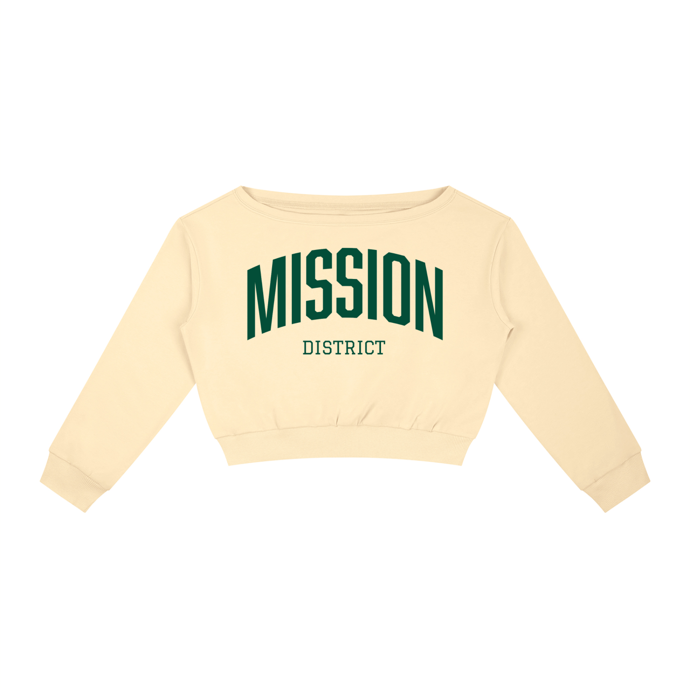 Mission District SF Women's Off-Shoulder Sweatshirt