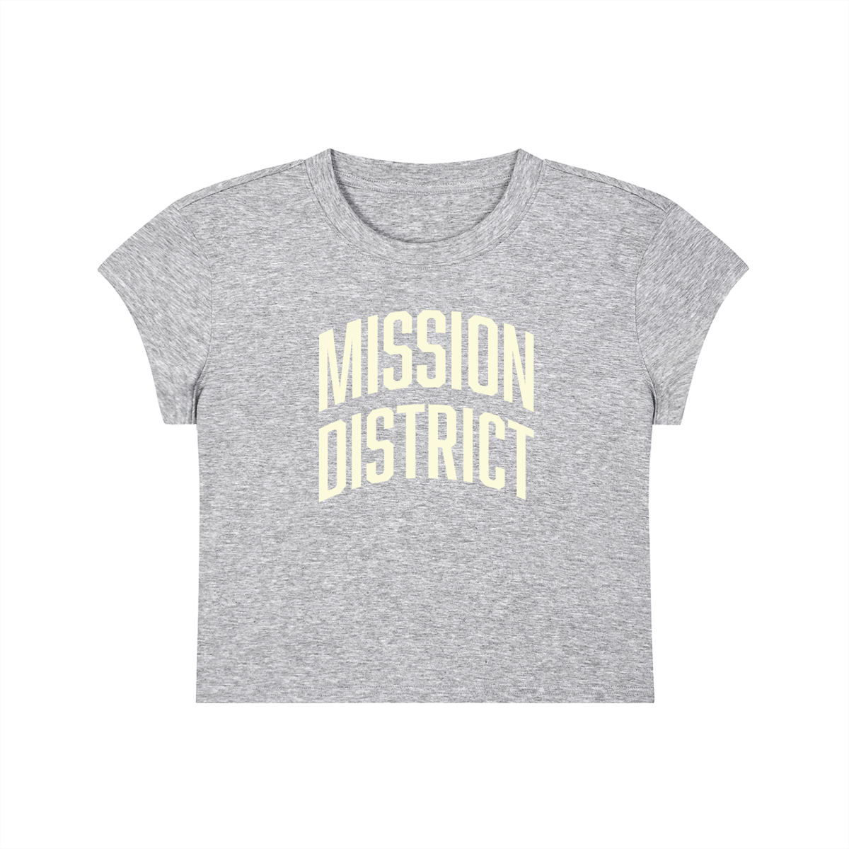 Mission District SF Women's Slim-Fit Cropped T-Shirt
