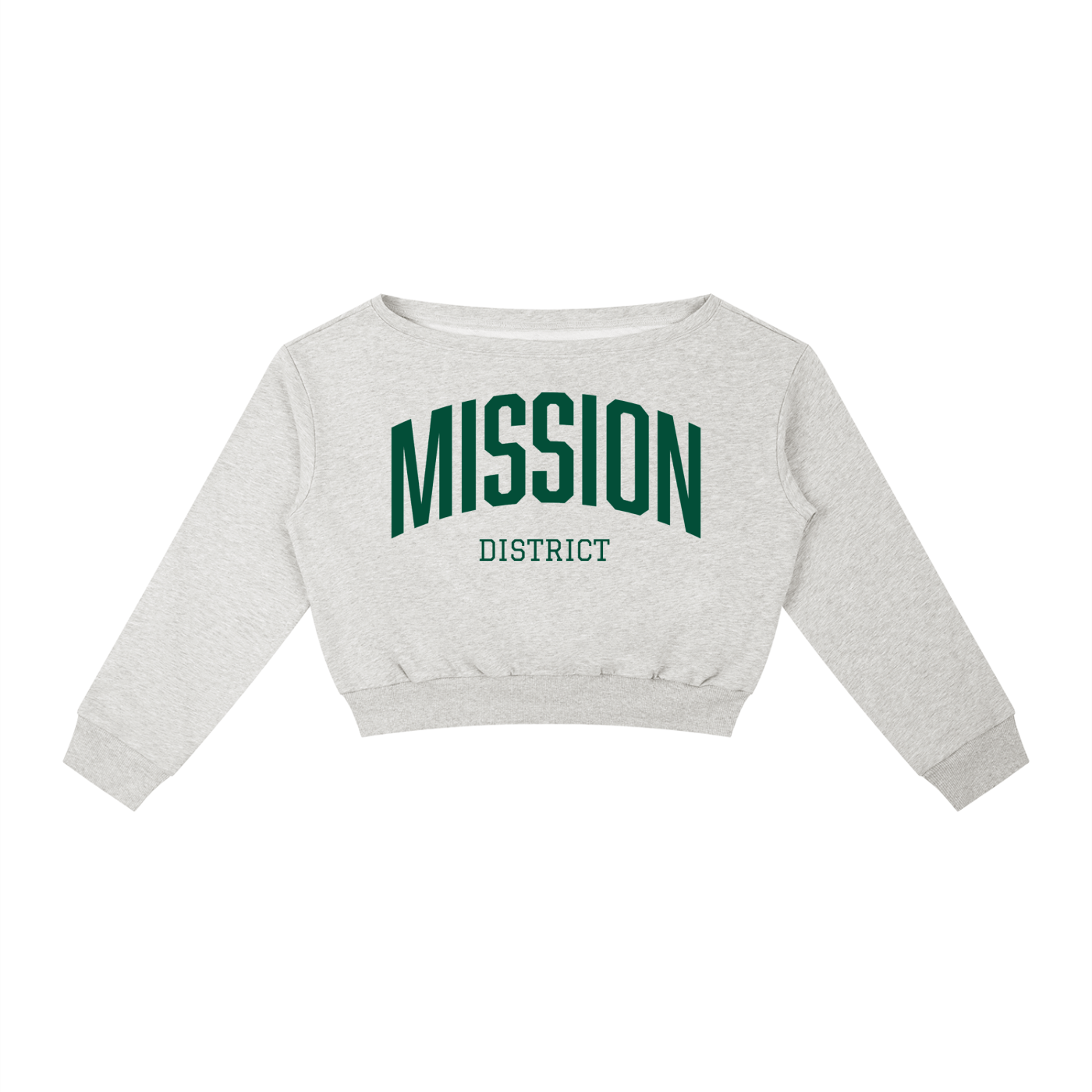 Mission District SF Women's Off-Shoulder Sweatshirt