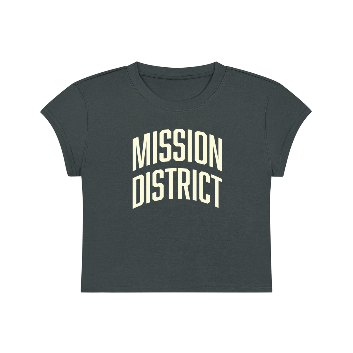 Mission District SF Women's Slim-Fit Cropped T-Shirt