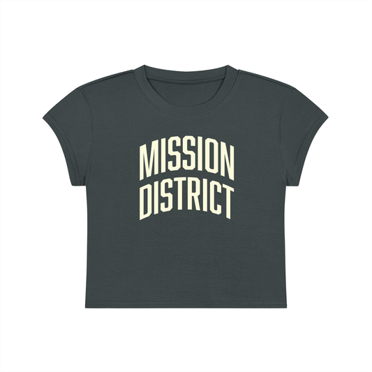 Mission District SF Women's Slim-Fit Cropped T-Shirt