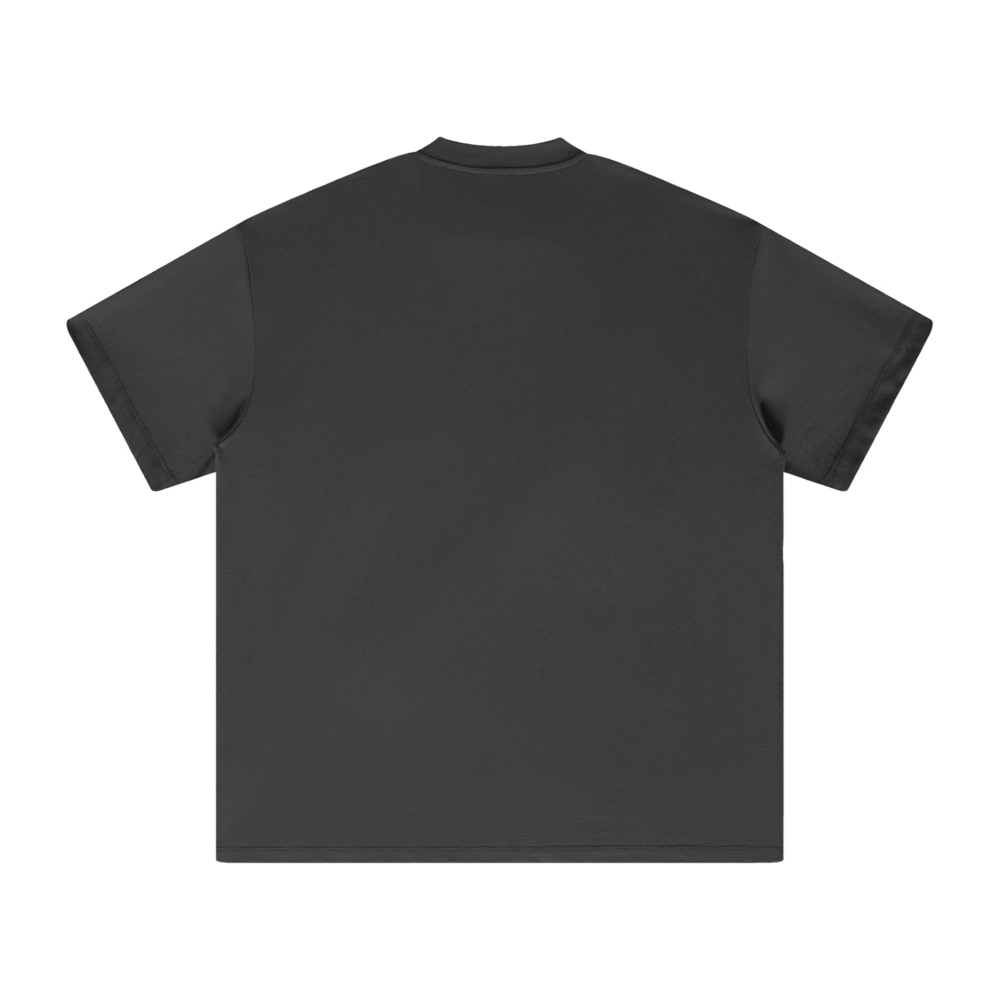 Heavyweight Earth Tone T-Shirt — Widebody B787 Jet at SFO