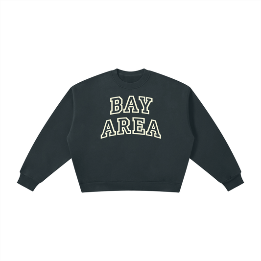 Bay Area Boxy Fleece Crewneck Sweatshirt