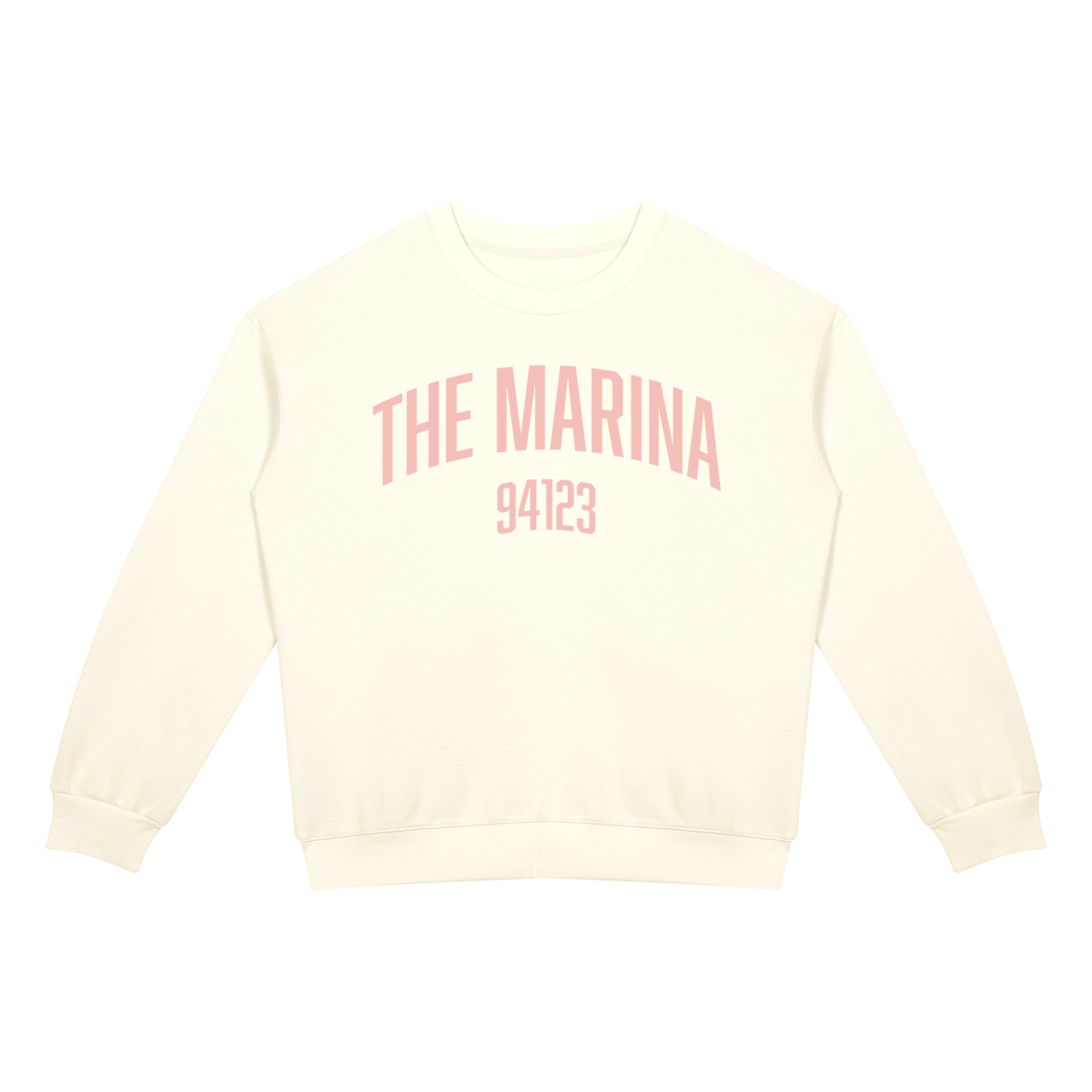 The Marina 94123 Unisex Drop Shoulder Crewneck Sweatshirt