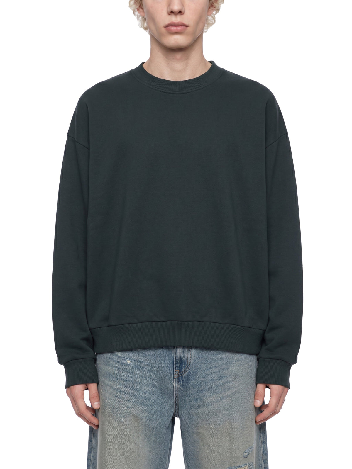 Bay Area Boxy Fleece Crewneck Sweatshirt