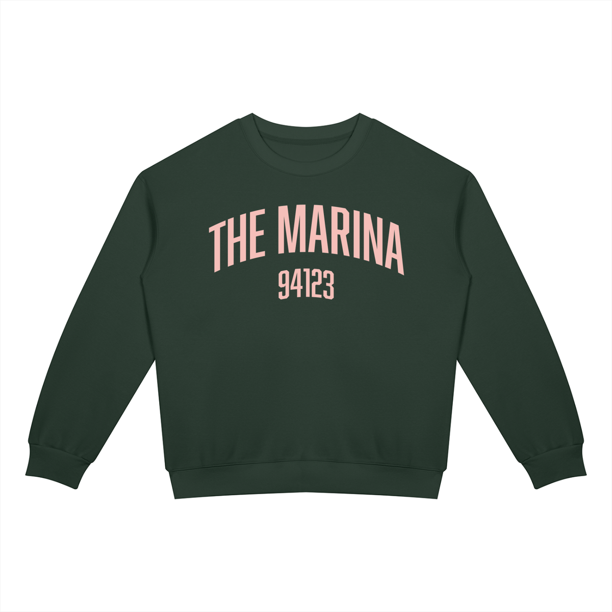 The Marina 94123 Unisex Drop Shoulder Crewneck Sweatshirt