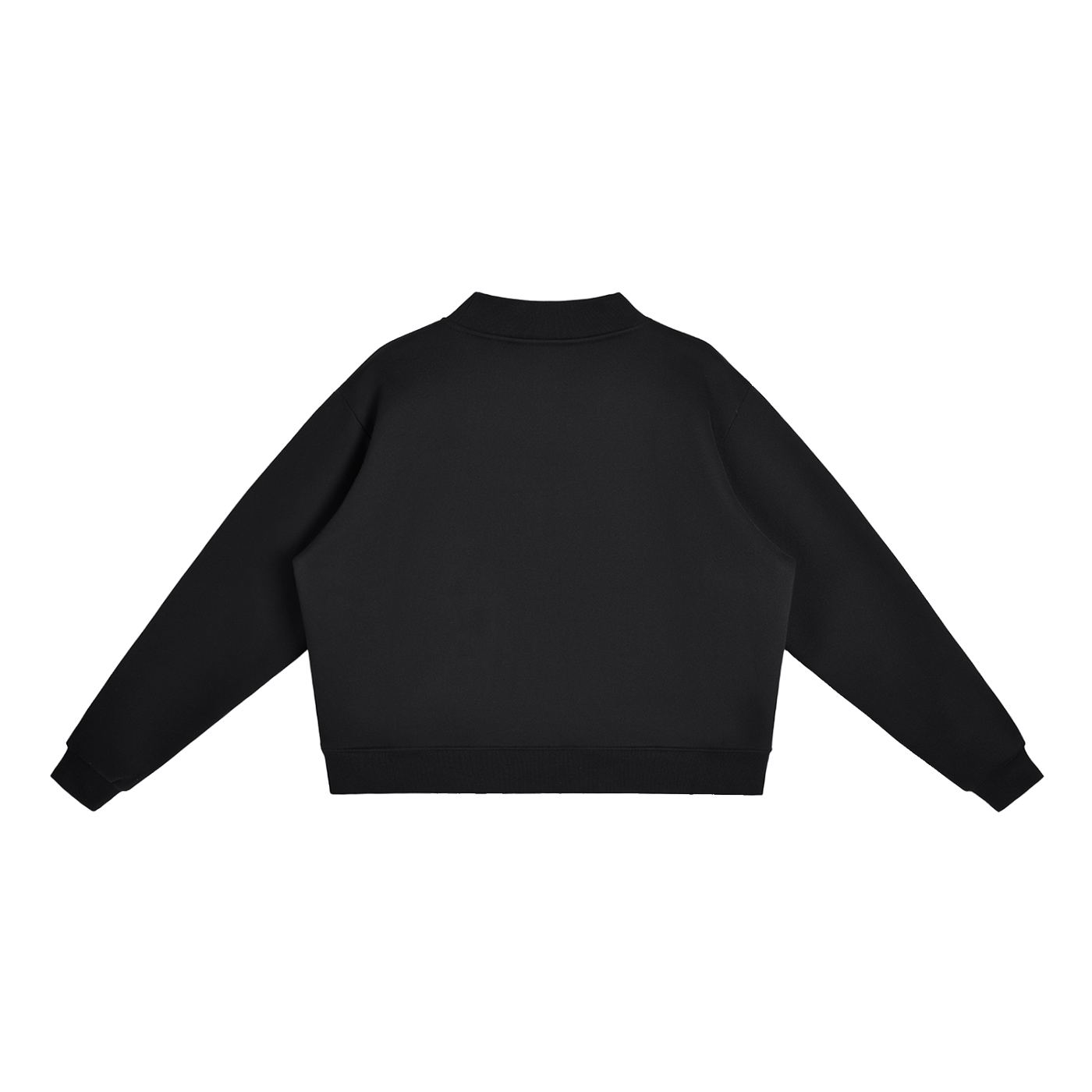 Mission District SF Essential Women Fleece Mock-Neck Crew Sweatshirt