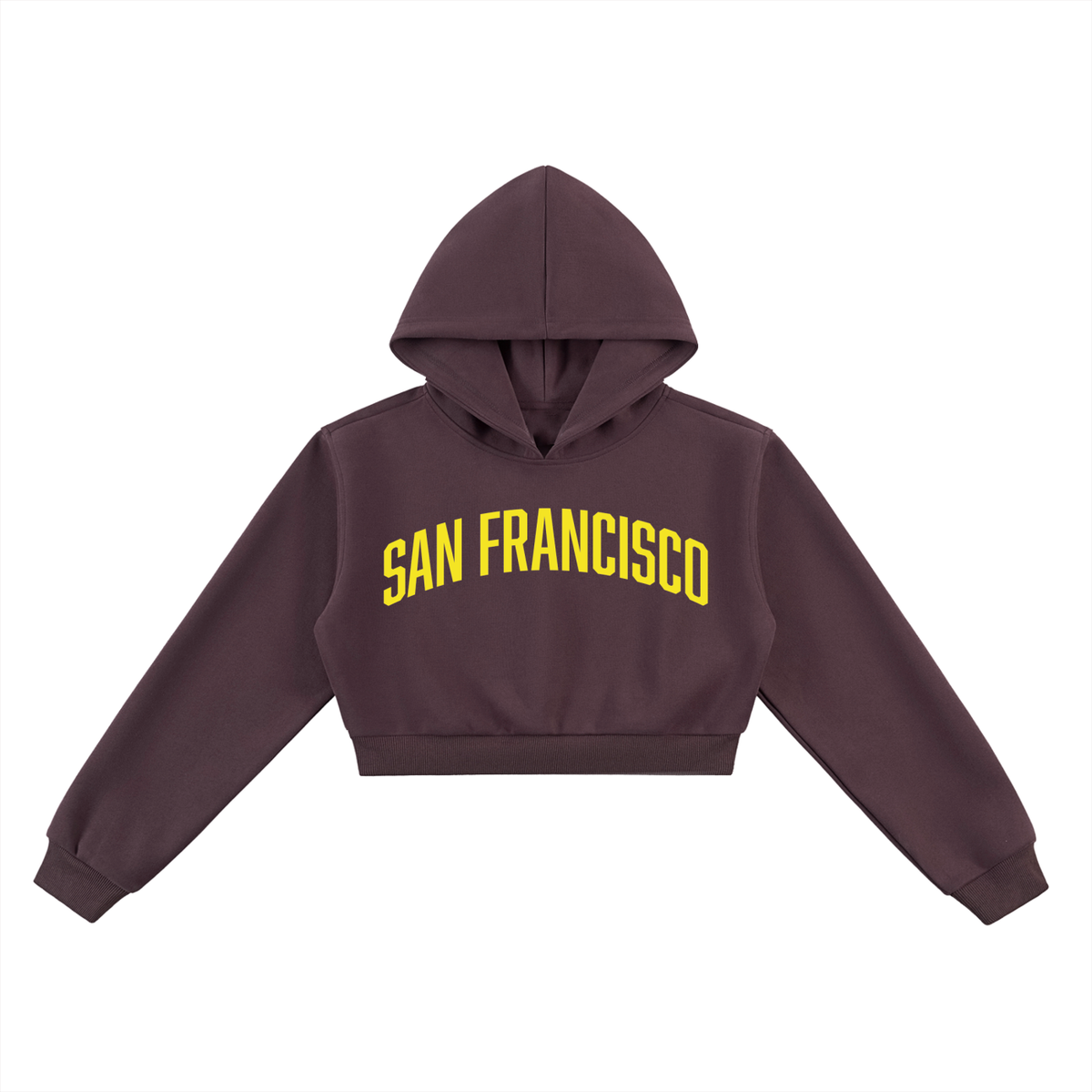 San Francisco Women's Essential Cropped Hoodie