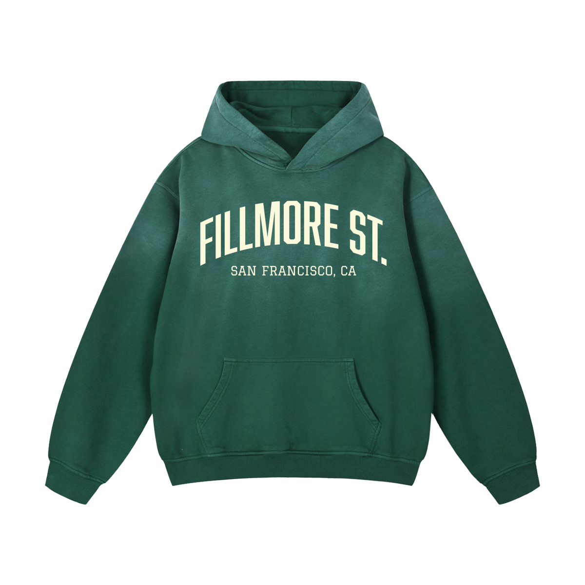 Fillmore Street SF Heavyweight Sunfade Oversized Hoodie