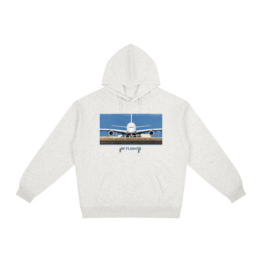 SF Flights Relaxed Fit Hoodie — A380 Ready for Takeoff