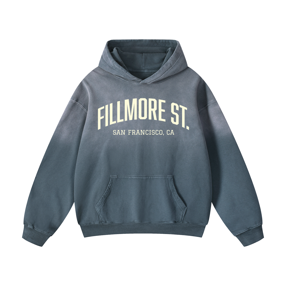 Fillmore Street SF Heavyweight Sunfade Oversized Hoodie
