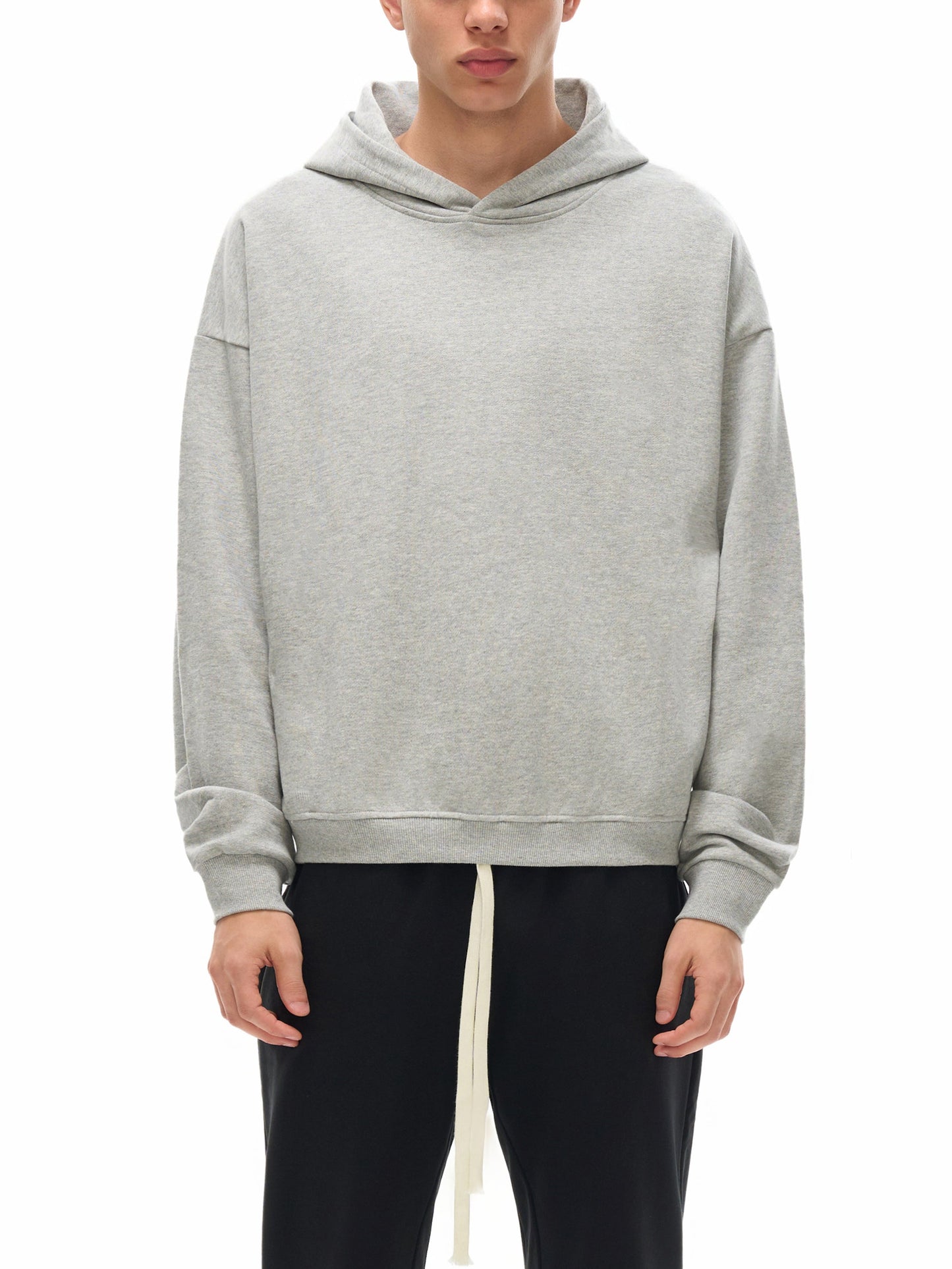 Unisex Cotton Cropped Hoodie — A330 Golden Hour Departure