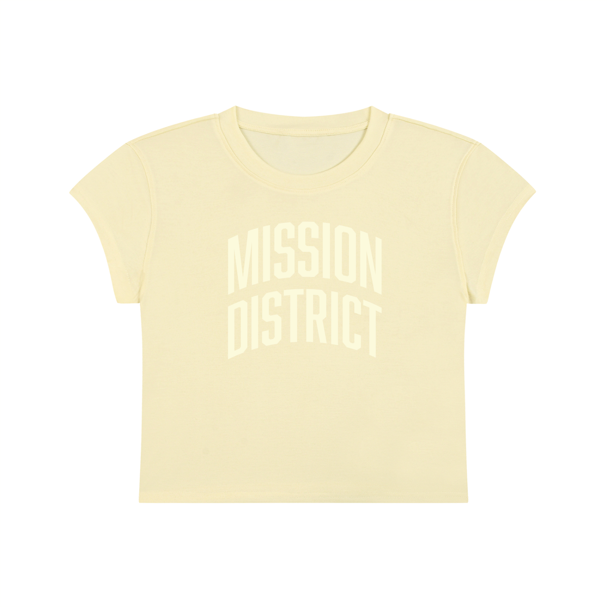 Mission District SF Women's Slim-Fit Cropped T-Shirt