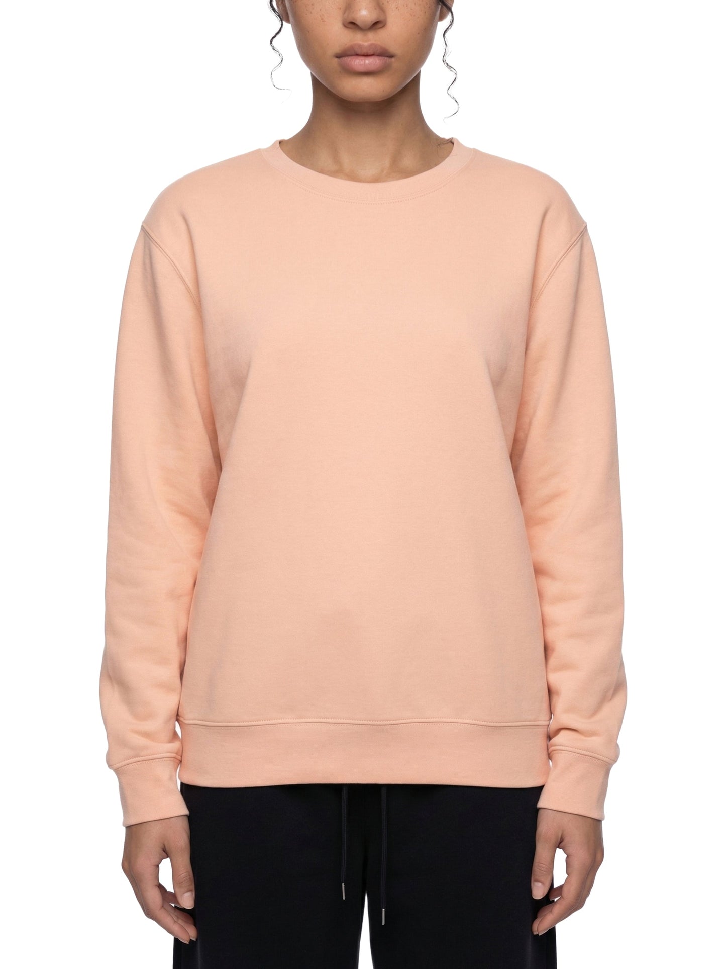 Unisex Oversized Crewneck Sweatshirt — A350 at San Francsico Airport