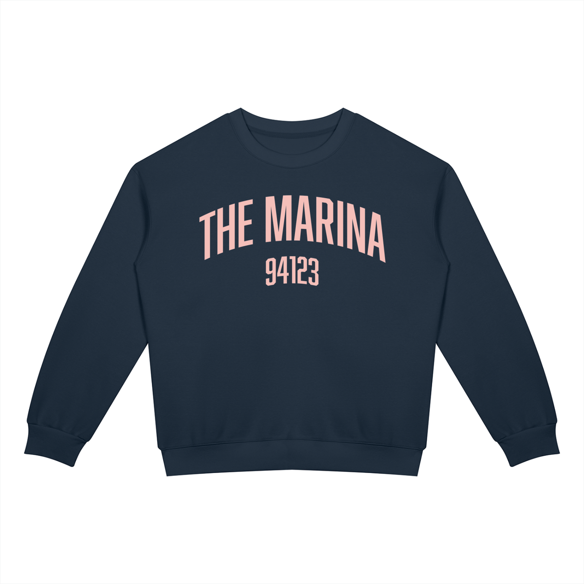 The Marina 94123 Unisex Drop Shoulder Crewneck Sweatshirt