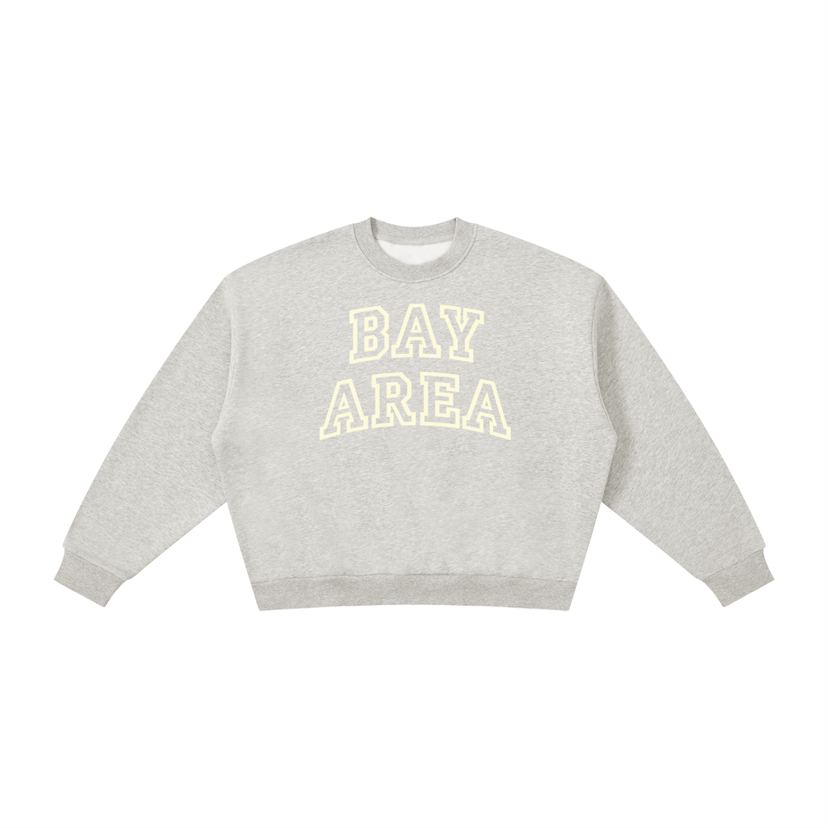 Bay Area Boxy Fleece Crewneck Sweatshirt