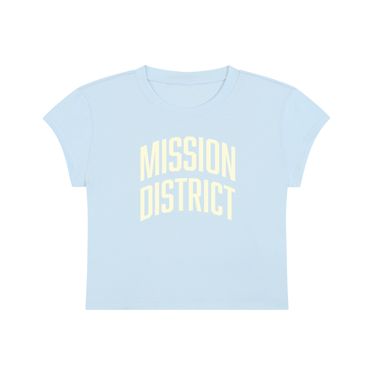 Mission District SF Women's Slim-Fit Cropped T-Shirt