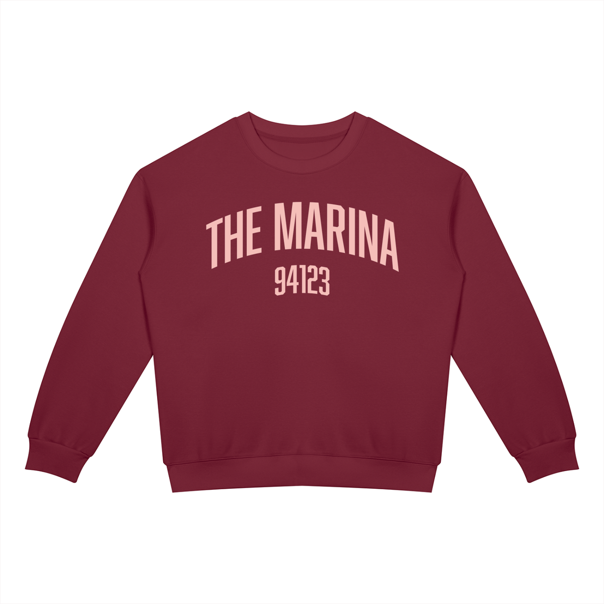 The Marina 94123 Unisex Drop Shoulder Crewneck Sweatshirt