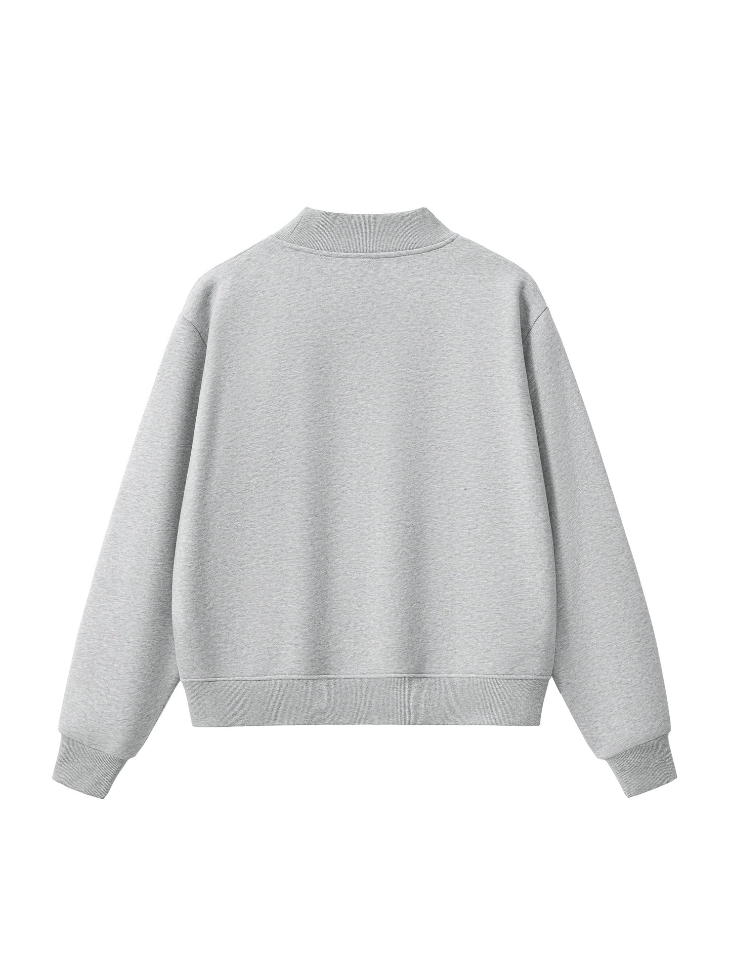 Essential Fleece Mock-Neck Crew Sweatshirt — AvGeek SFO Golden Hour Edition