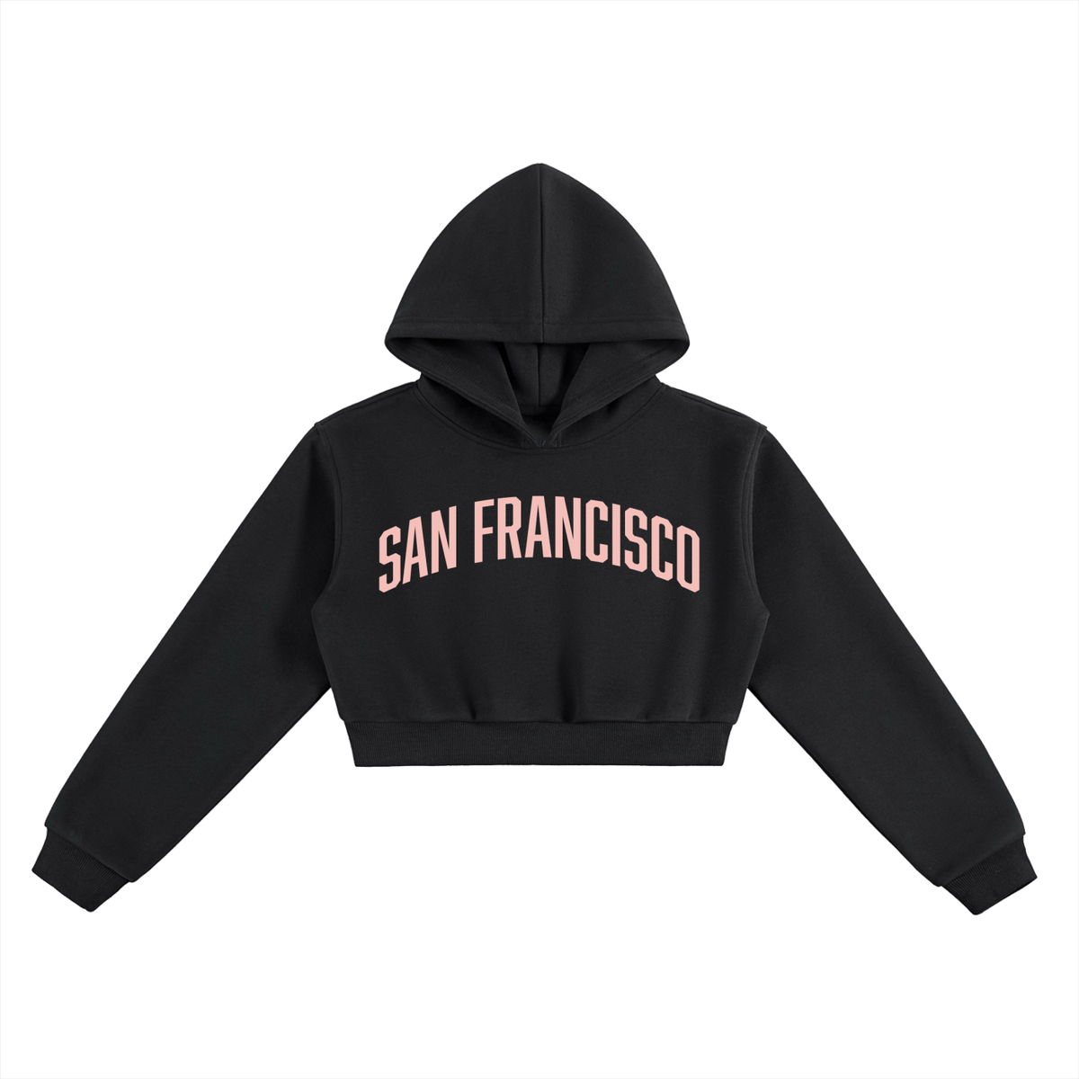 San Francisco Women's Essential Cropped Hoodie