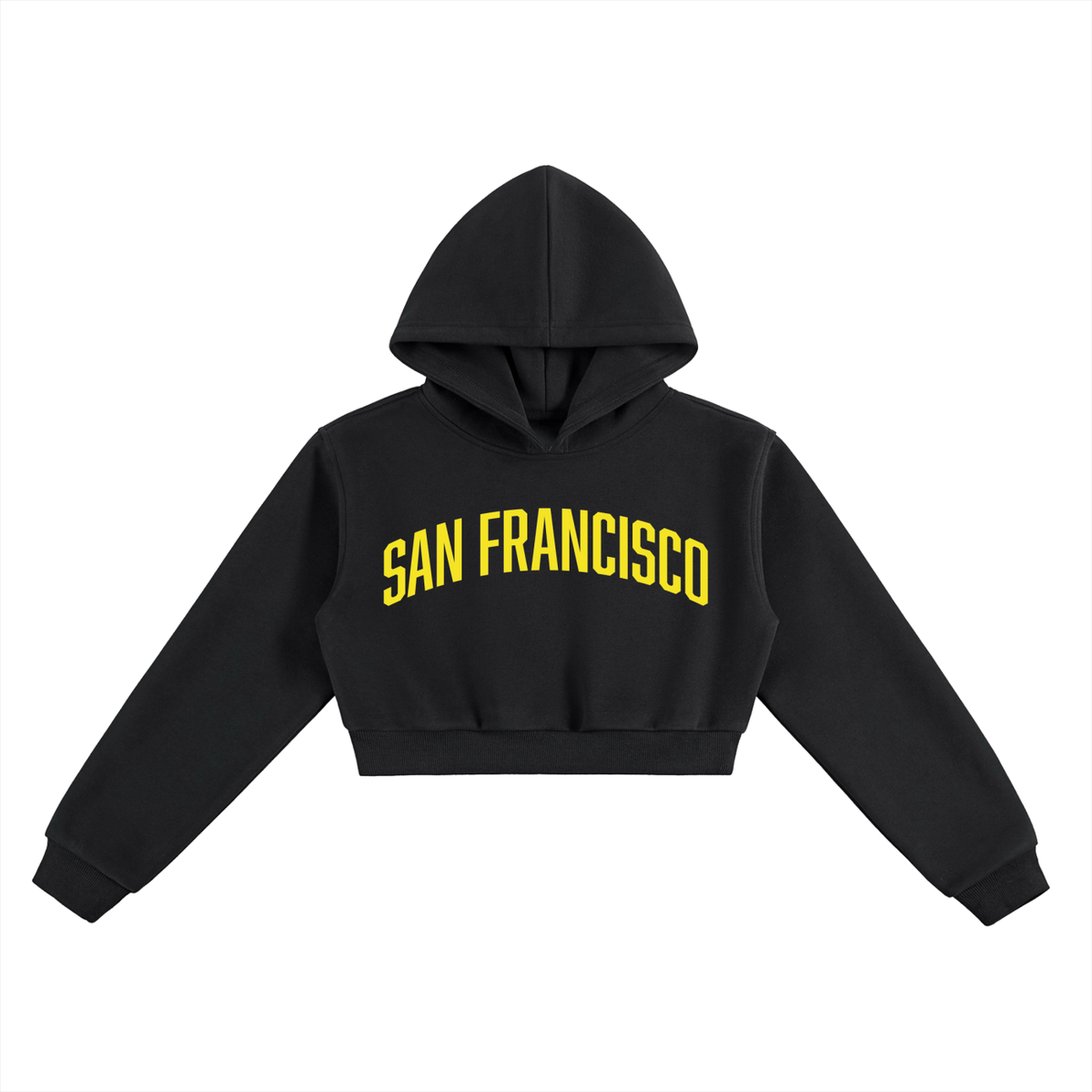 San Francisco Women's Essential Cropped Hoodie