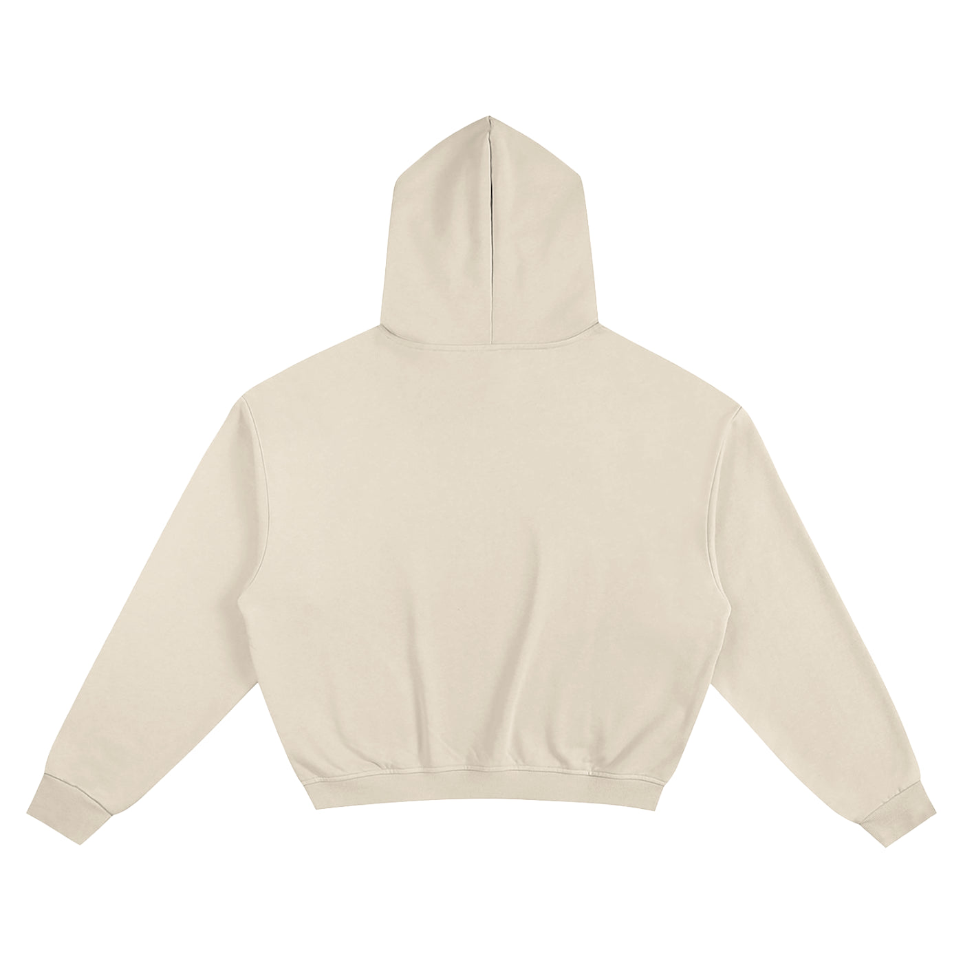 Unisex Cotton Cropped Hoodie — A330 Golden Hour Departure