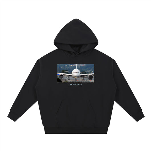 Essential Heavyweight Hoodie — B787 Close-Up at San Francisco Airport