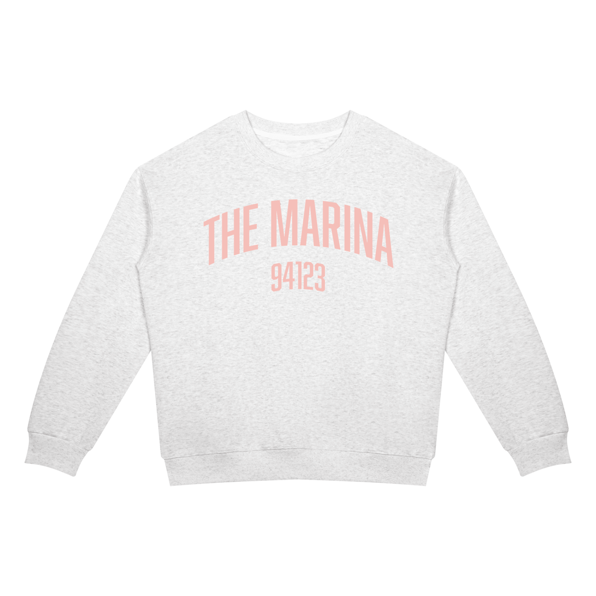 The Marina 94123 Unisex Drop Shoulder Crewneck Sweatshirt