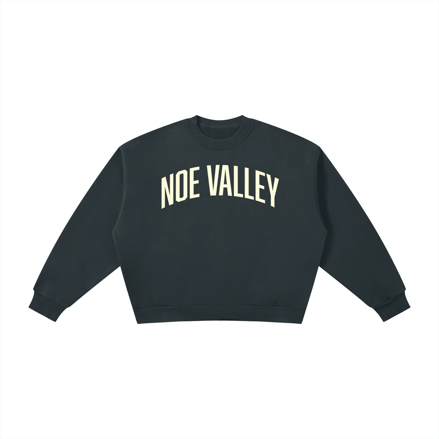 Noe Valley SF Boxy Fleece Crewneck Sweatshirt
