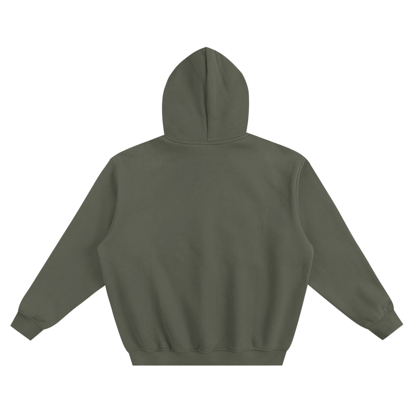 Fleeced Boxy Hoodie — A350 Taxiing at San Francisco Airport