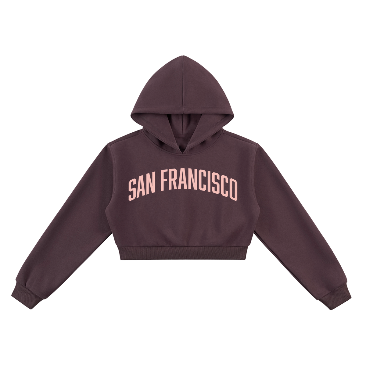 San Francisco Women's Essential Cropped Hoodie