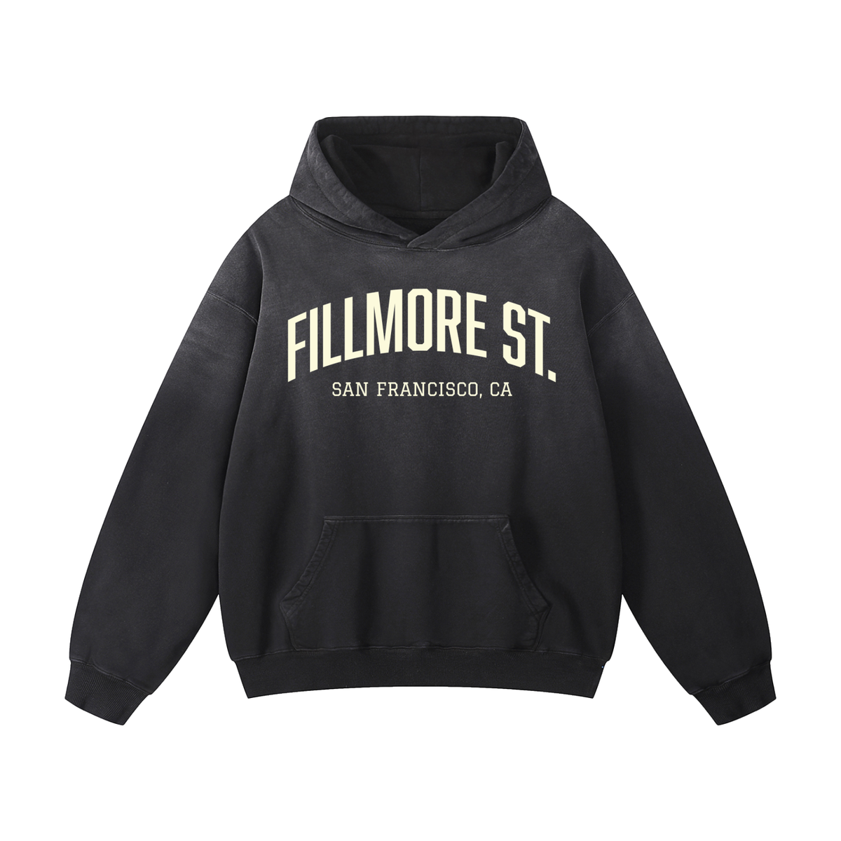 Fillmore Street SF Heavyweight Sunfade Oversized Hoodie