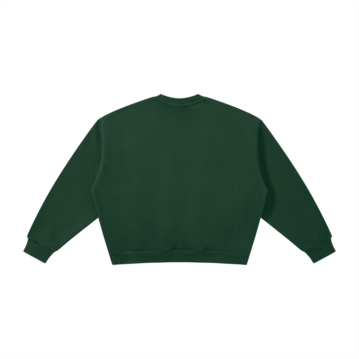Richmond District SF Yellow Boxy Fleece Crewneck Sweatshirt