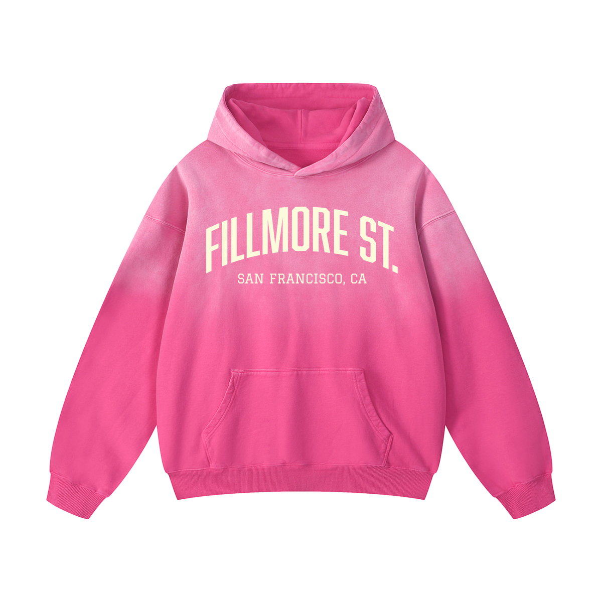 Fillmore Street SF Heavyweight Sunfade Oversized Hoodie