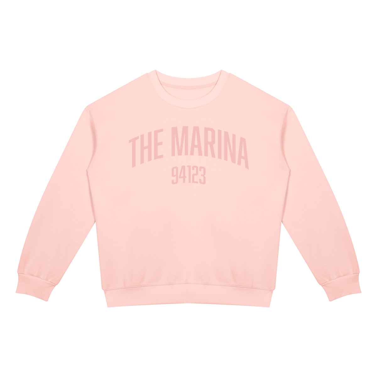 The Marina 94123 Unisex Drop Shoulder Crewneck Sweatshirt