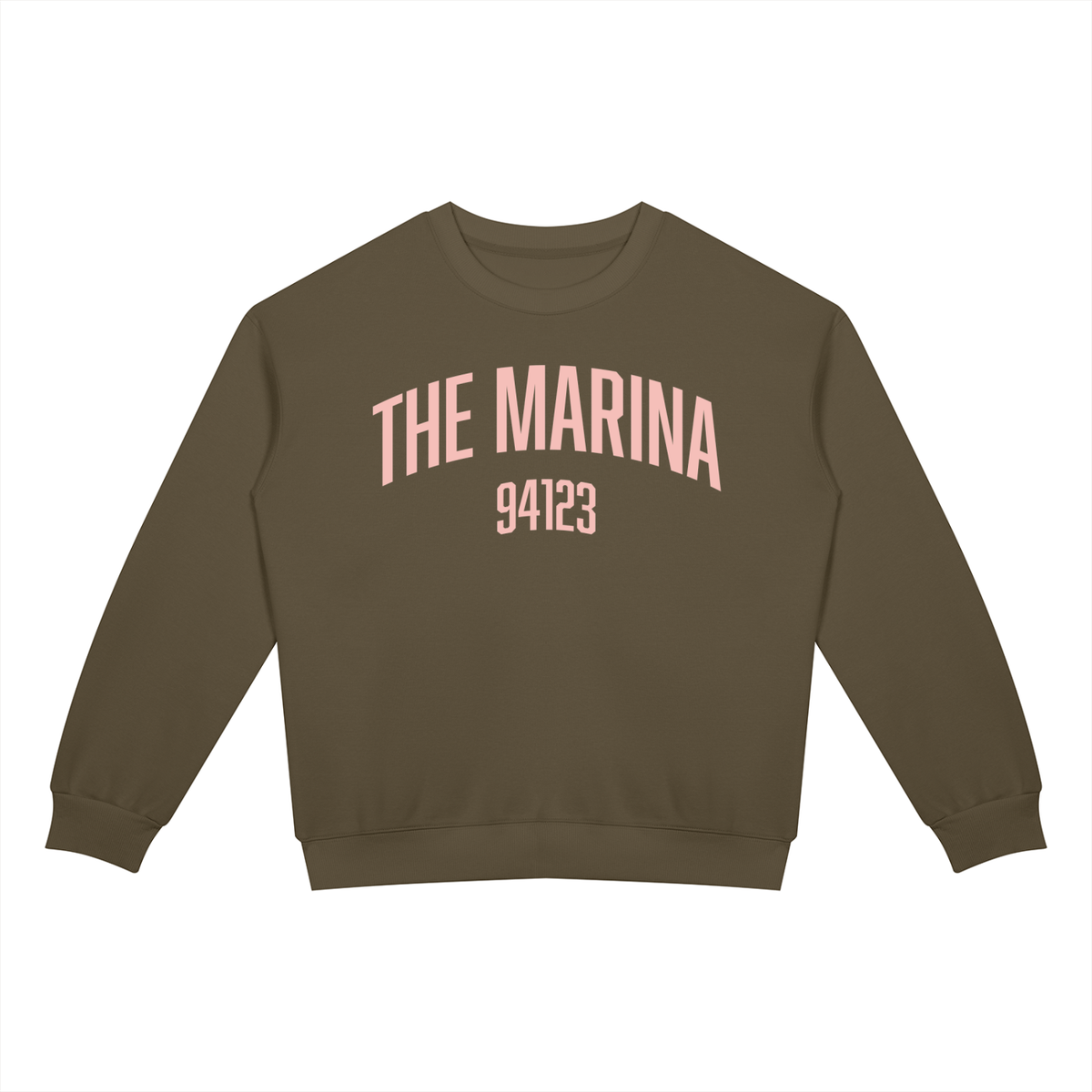 The Marina 94123 Unisex Drop Shoulder Crewneck Sweatshirt