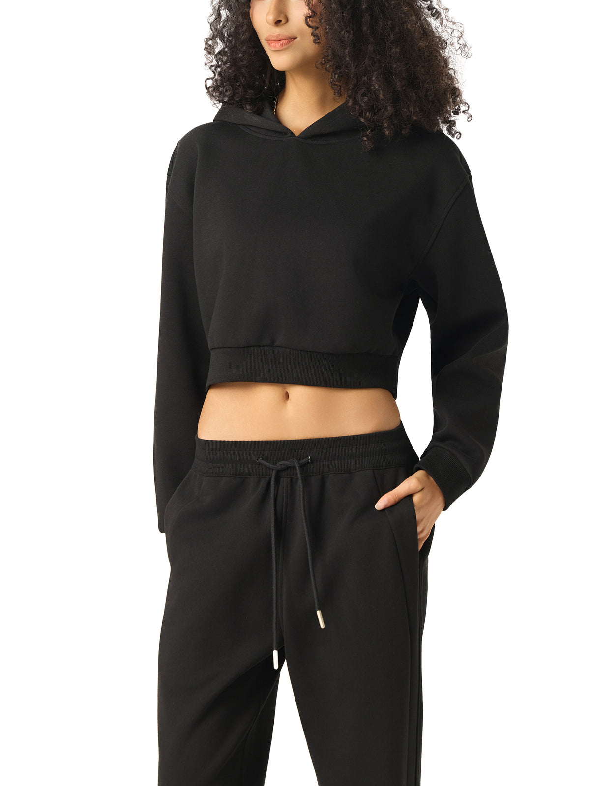 San Francisco Women's Essential Cropped Hoodie
