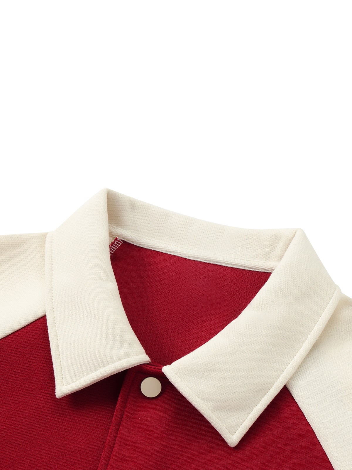 Bay Area Contrast Raglan Sleeve Baseball Jacket