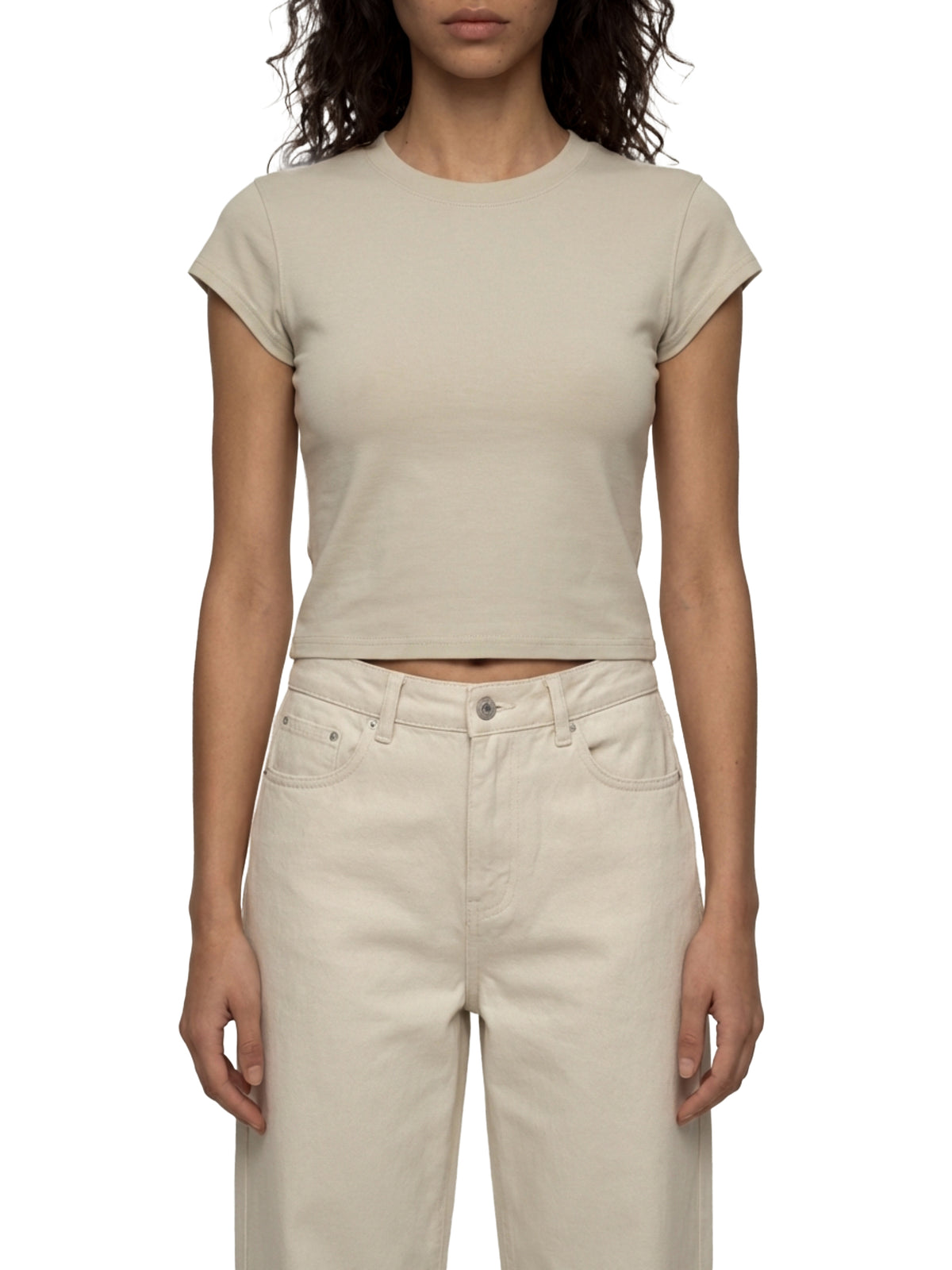 Mission District SF Women's Slim-Fit Cropped T-Shirt