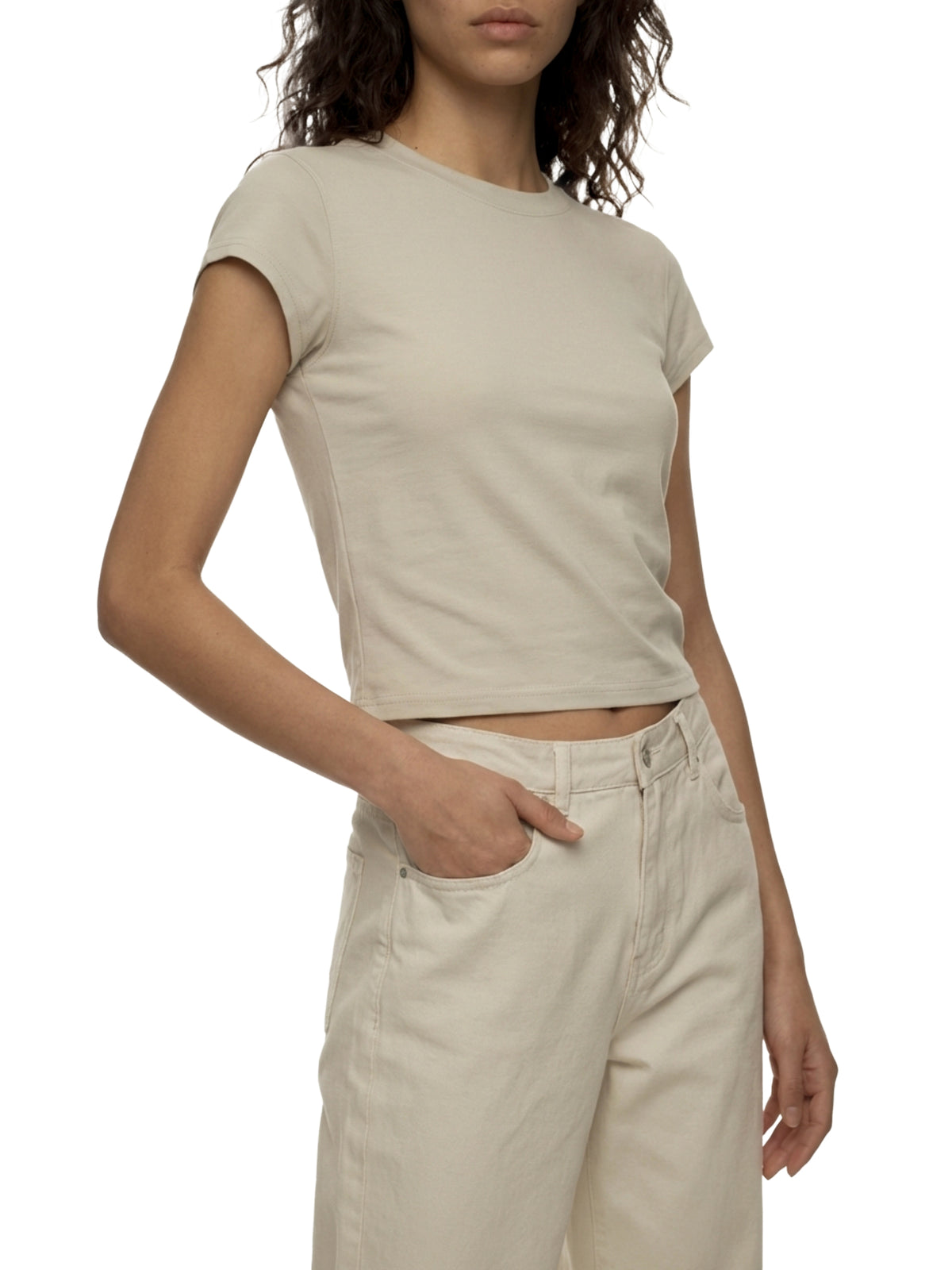 Mission District SF Women's Slim-Fit Cropped T-Shirt