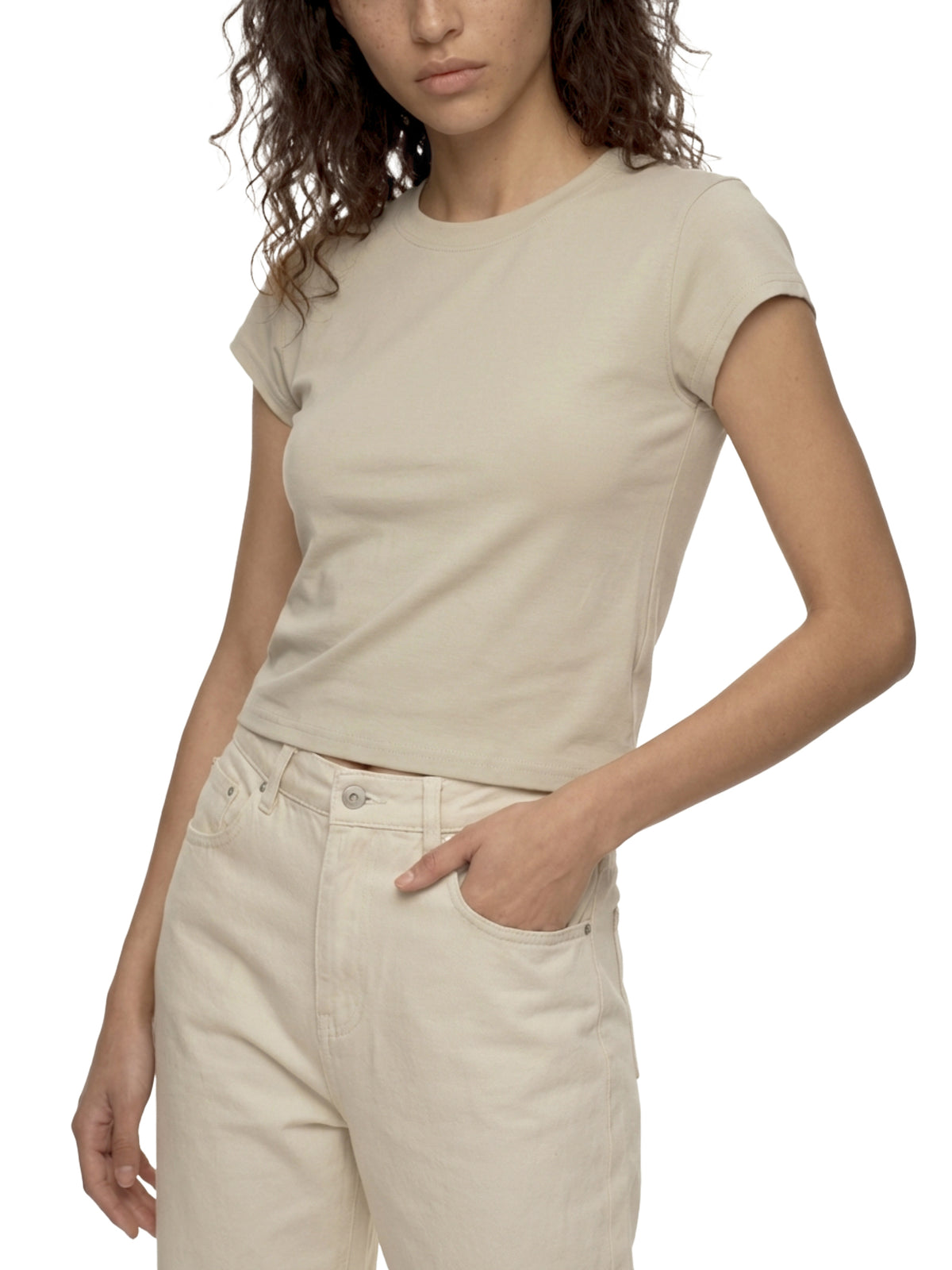 Mission District SF Women's Slim-Fit Cropped T-Shirt