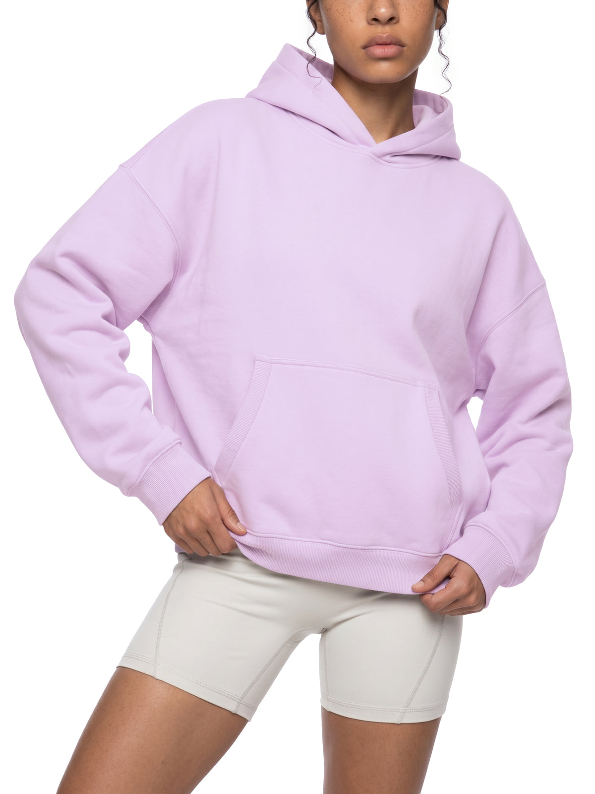 San Francisco Essential Oversized Boxy Fit Fleece Hoodie