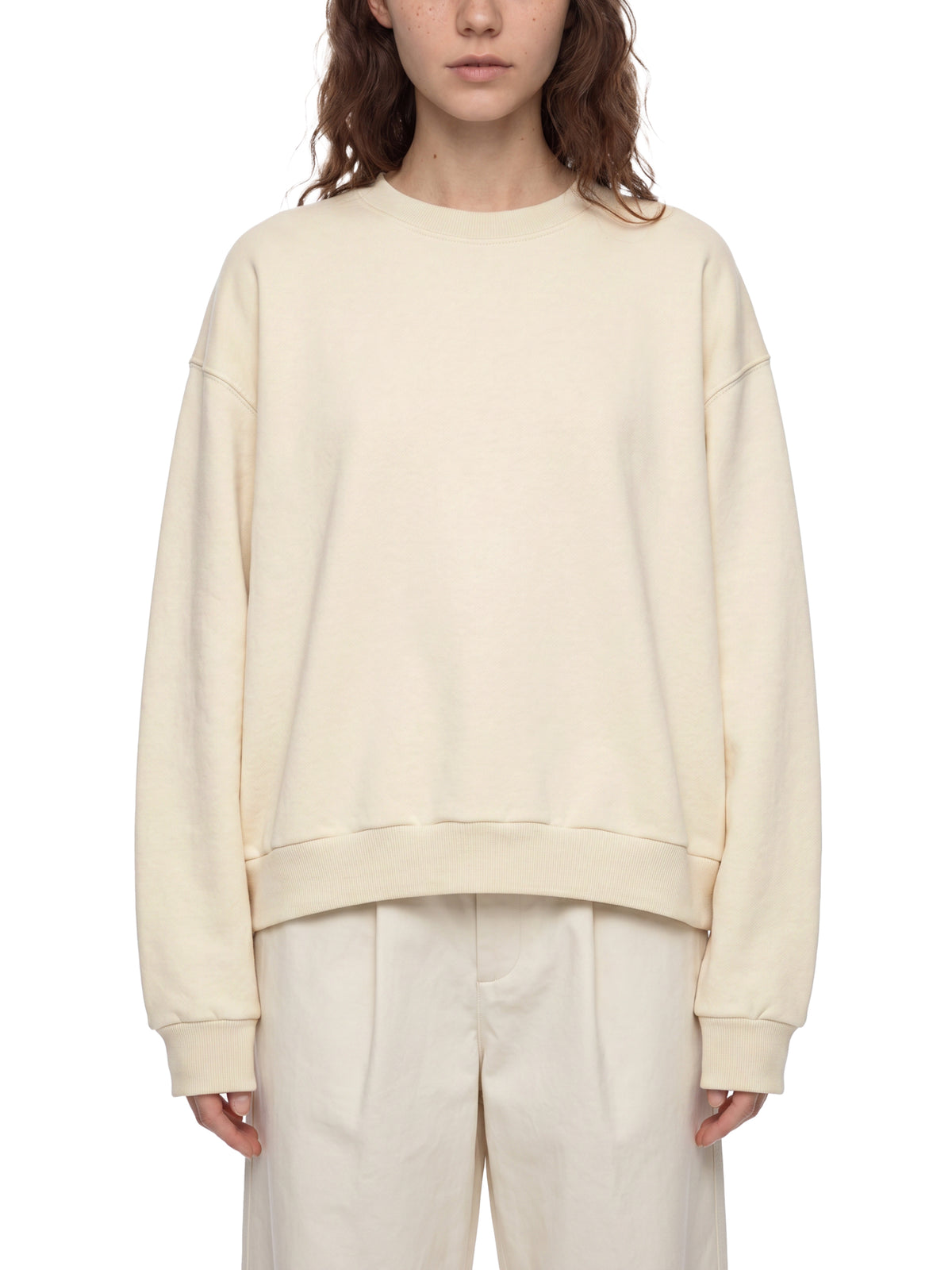 Mission District SF Boxy Fleece Crewneck Sweatshirt